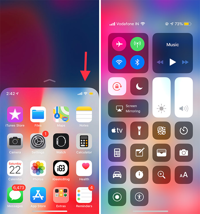 How to use Reachability on iPhone XS Max